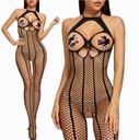 SEXY PÁDLO S DIEROU OTVORENÉ KROTOVÉ BODYSTOCKING