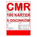 CMR formulár Prepravný list 100 listov/ 5 sekcií/ 10 ks