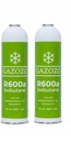 2x plynové chladivo ISOBUTANE r600a 420g