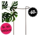 Podpera pre hortenzie, rastliny, kvety, pergola, 30/50 cm, podpery pre monstera ruže