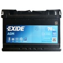 EXIDE EK700 70AH 760A AGM START-STOP Február 2023