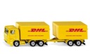 NÁKLADNÉ VOZIDLO S PRÍVESOM OD DHL SIKU 16 S1694