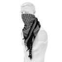 Arafatka keffiyeh shemagh šatka Mil-Tec 110 x 110 cm Black\White