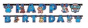 Paper Garland Banner Všetko najlepšie k narodeninám Paw Patrol Paw Dogs Birthday