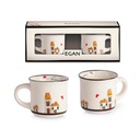 Sada 2 mini hrnčekov 80 ml porcelán Egan Italy