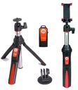 Set 5v1 Monopod Stick statív SELFIE Bluetooth diaľkové ovládanie pre telefón Smartphone