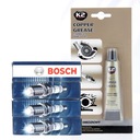 4x zapaľovacie sviečky BOSCH 0 242 129 510 + mazivo