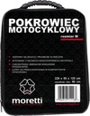 KRYT NA MOTORKU veľkosť M VODEODOLNÝ čierny