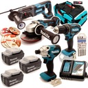 Makita DLX3078TX1 18V sada elektrického náradia 4 zariadenia 3x 5ah + zadarmo