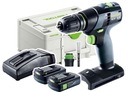 Akumulátorový vŕtací skrutkovač Festool TXS 18 C 3.0-Plus