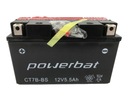 Batéria 12V 6,5Ah CT7B-BS MOTOPOWER