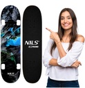 FAREBNÝ MLÁDEŽ ČIERNY SKATEBOARD NILS