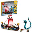 LEGO Creator Vikingská loď + Had Midgard 31132