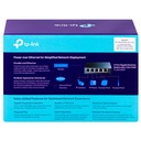 TP-LINK Switch TL-SG1005P 5x RJ-45 GIGABIT 4x PoE+