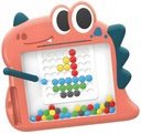 MAGNETICKÁ DINO DOSKA MONTESSORI MOZAIC MAGPAD WOOPIE PUZZLE