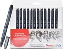 Pentel Finelines Set 12x Black