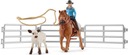 Schleich Cowgirl Catching Lasso Farm World 42577