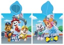 Pončo osuška s kapucňou Paw Patrol dogs 55x110 savá pre dieťa