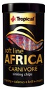 TROPICAL SOFT LINE AFRICA CARNIVORE S 250ML/150G