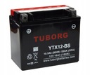 Tuborg YTX12-BS AGM batéria 12V 10,5Ah 200A NÁHRADNÁ VARTA YUASA EXIDE