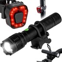 SET BIKE LIGHT PREDNÝ + ZADNÁ LED SVETLO VÝKONNÉ SVETLO VAYOX