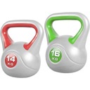 Kettlebell SET 2 ks 30 KG vinyl 16 kg + 14 kg