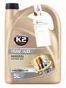 K2 TEXAR XL 15W40 - 5L