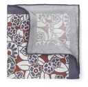 Pocket Square Mixcolor Flowers Lancerto Silk M.676