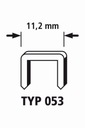 Spony 53/8 WOLFCRAFT oceľ [3000 ks]