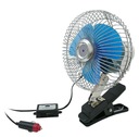 KOVOVÝ VENTILÁTOR 12V - CARCOMMERCE KLIP