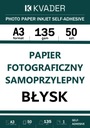 A3 SAMOLEPIACI FOTOPAPIER, LESKLÝ 135g ATRAMENTOVÝ 50 ks