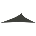 vidaXL Shade Sail 160 g/m² Antracit 4x5x6,8 m HDPE