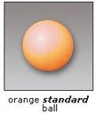 Gulička Garlando 33,1mm/17g oranžová