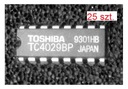 Balík CMOS TC4029BP po 25 kusov