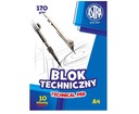 TECHNICKÝ BLOK A4/10K 170G (10 KS) ASTRA