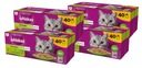 WHISKAS Adult 160x85g Mix príchutí 3+1 zdarma