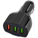 Autonabíjačka 2xUSB 3.1A + USB QC3.0