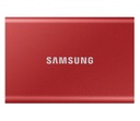 Prenosný SSD disk Samsung T7 1TB USB 3.2 červený