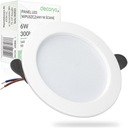 LED PANEL ZAPOMÍNANÝ STROP ZÁKLAD, okrúhle, SVIETIDLO, NEUTRÁLNA LAMPA, 6W 230V