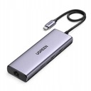 UGREEN HUB USB-C 3x USB / 2x HDMI / SD a TF / USB-C / RJ45