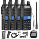 4X WALKIE TALKIE KRÁTKLOVLNÉ RÁDIO TELEFÓNY Baofeng UV-82 10KM NOVÉ RÁDIO