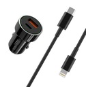 USB-C autonabíjačka s Lightning káblom