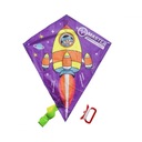 Kite pre deti raketa MASTER 60 x 70 cm