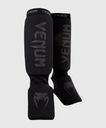 VENUM MMA Shin Guards Fabric, čierna veľ. L