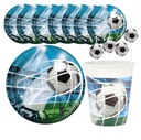 Plates Cups BALL futbalové narodeniny