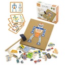 Drevené pribíjacie roboty 45 kusov Viga Toys