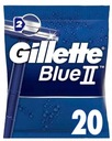 Gillette Blue II Žiletky Originálne balenie 20 ks