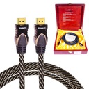 ZLATENÝ KÁBEL HDMI – HDMI VYSOKOKONCOVÝ AUDIO VIDEO PREMIUM 1,8 MEDENÝ ETHERNET