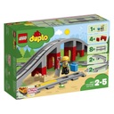 LEGO 10872 DUPLO Vlakové koľaje a viadukt