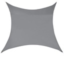 3x3 Square Sun Shade Sail Dark Grey